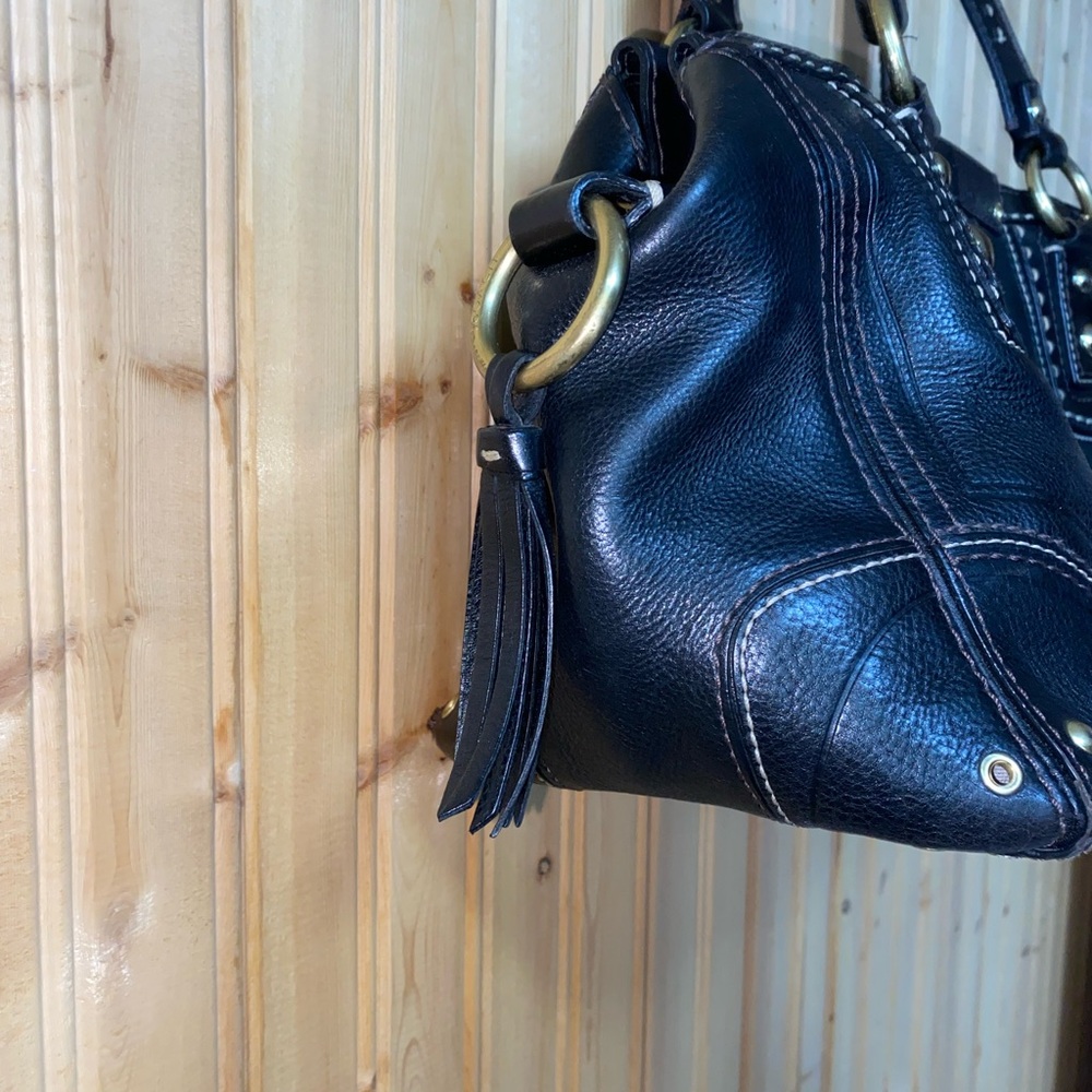 Coach Hamptons Andrea Limited Edition Black Leather Bag - Picture 6 of 10